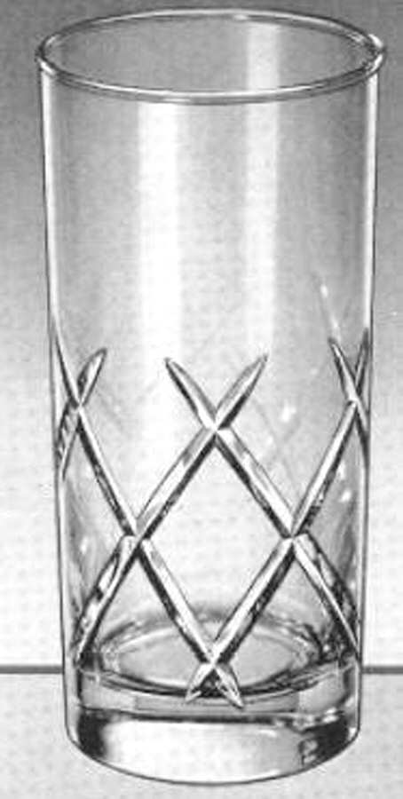 Kingsley Tom Collins Glass by Libbey Glass Company-1