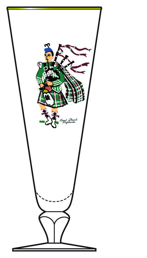 Highlanders Pilsner by Libbey Glass Company-1