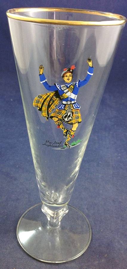 Highlanders Pilsner Glass by Libbey Glass Company-1