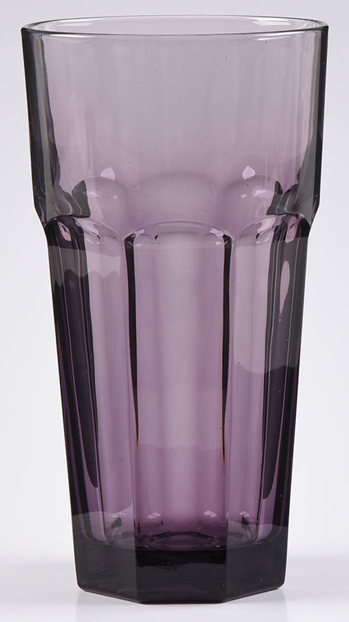 Gibraltar Violet (Dark Purple) 22 Oz Cooler by Libbey Glass Company-1
