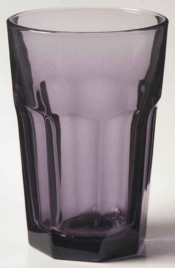 Gibraltar Violet (Dark Purple) 14 Oz Flat Tumbler by Libbey Glass Company-1