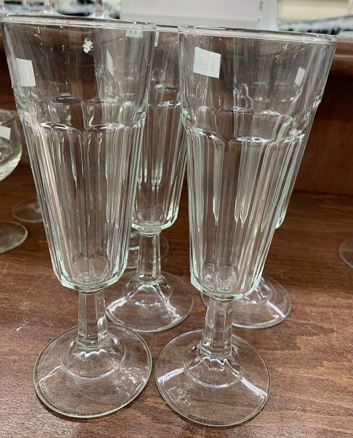 Gibralter II Clear Fluted Champagne by Libbey Glass Company-1