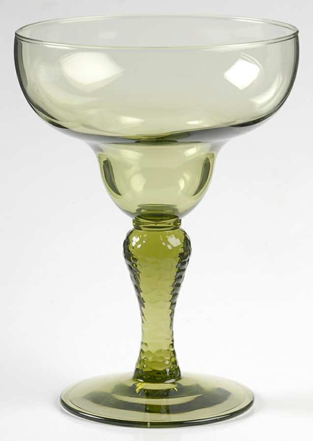 Martello Green Margarita Glass by Libbey Glass Company-1