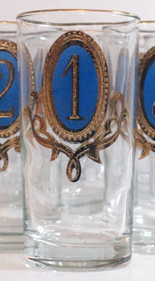 Numero Highball Glass by Libbey Glass Company-1