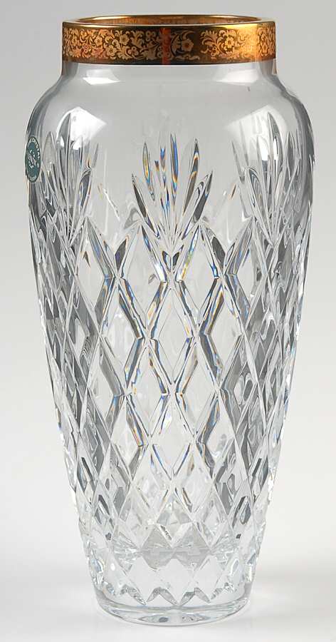 Citation Lace Gold 9" Flower Vase by Lenox-1