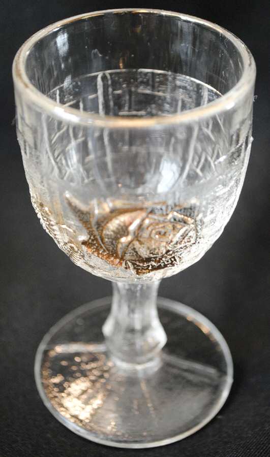 Basket Gold Cordial Glass by Lancaster-1