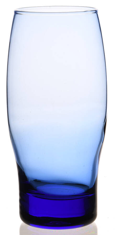 Perception Blue (Mediterranean) 22 Oz Cooler by Libbey Glass Company-1