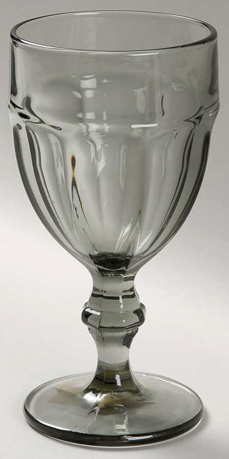 Gibralter Smoke Water Goblet by Libbey Glass Company-1