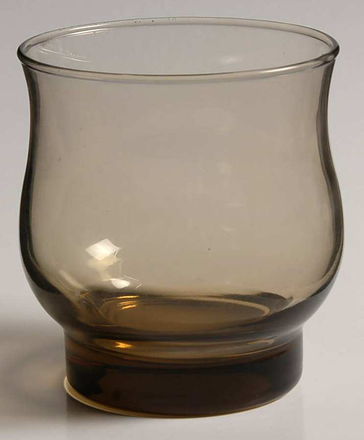 Tulip Tawny (All Brown) Old Fashioned by Libbey Glass Company-1