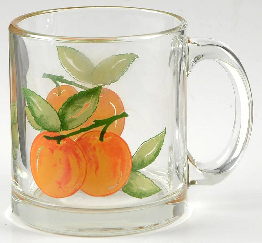 Harvest Fruit Mug by Libbey Glass Company-1