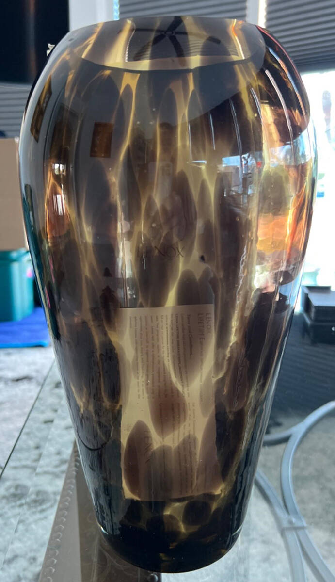 Seaview Tortoise 14" Flower Vase by Lenox-1