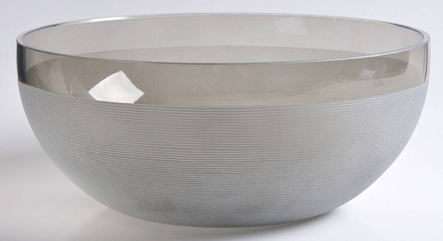Harding Smoke 9" Shallow Round Bowl by Lenox-1