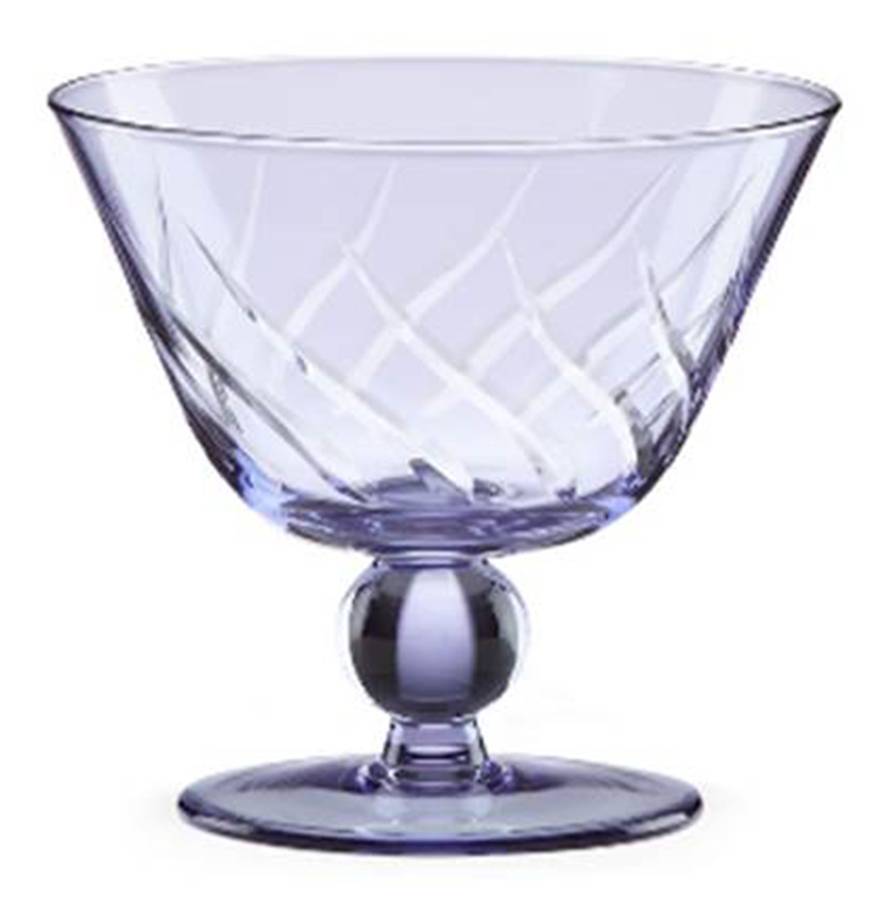Etched Purple Footed Dessert by Lenox-1