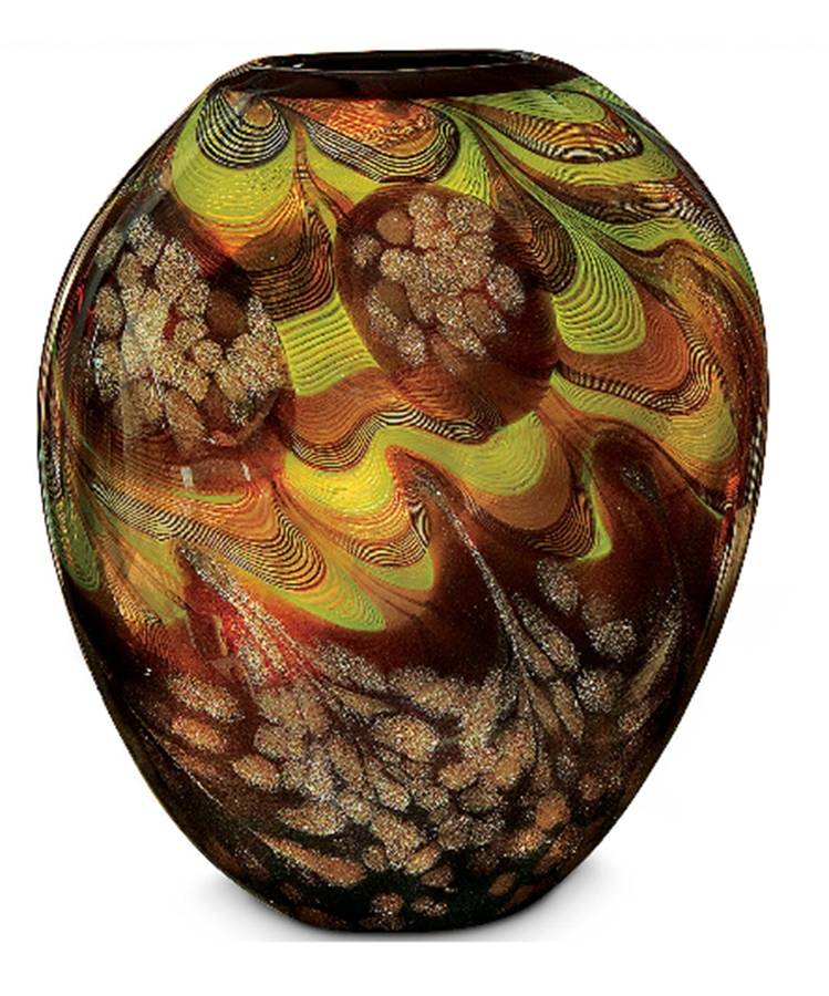 Copper Swirl 11" Flower Vase by Lenox-1