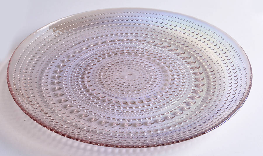 Pressed Glass Bead Dinner Plate by Lenox-1