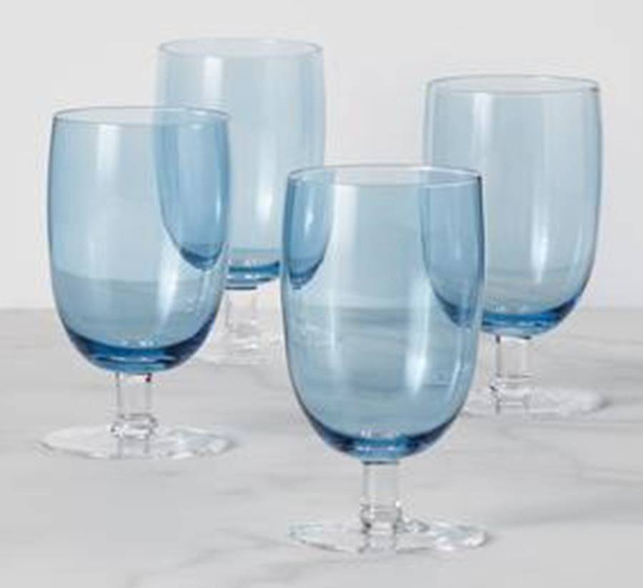 Valencia Blue Goblet All Purpose by Lenox-1