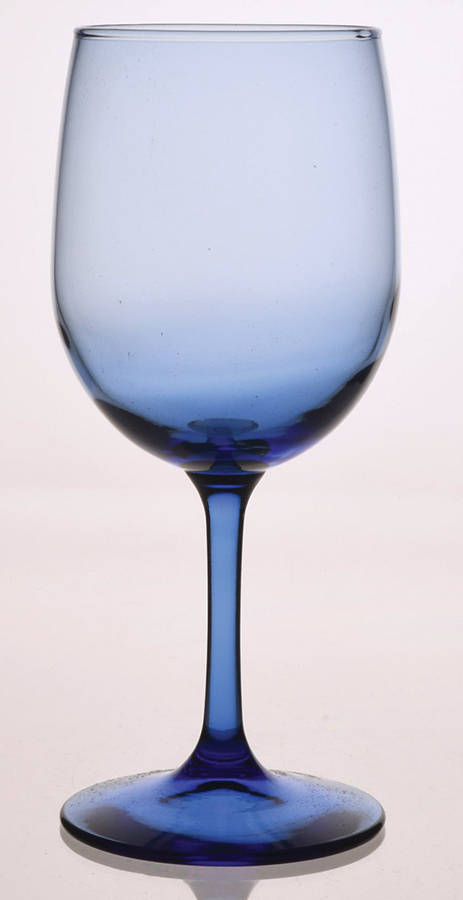 Montibello Mediterranean Blue Wine Glass by Libbey Glass Company-1