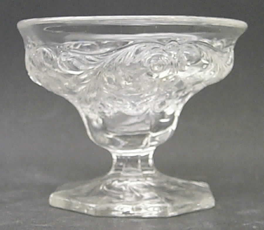 Rock Crystal Clear Sundae Glass by McKee-1