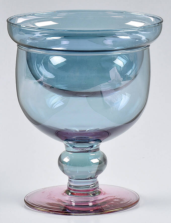 Rainbow Blue Pink Seafood Cocktail & Liner by Mila Intl-1