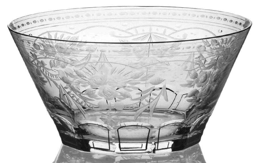 Maharani (Gold) Small Fruit Dessert Bowl by Moser-1