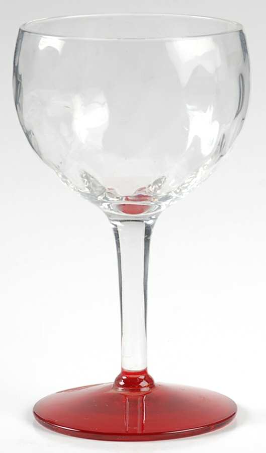 Fire & Ice (Red Foot, 6060) Wine Glass by Morgantown-1