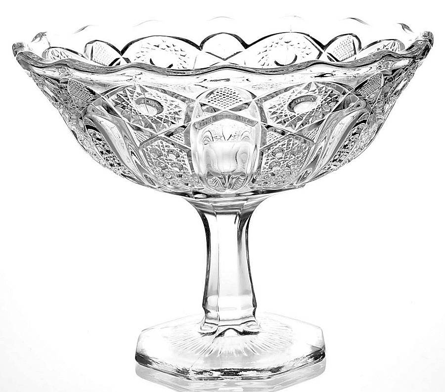 Quintec Round Compote (Height X Width) by McKee-1