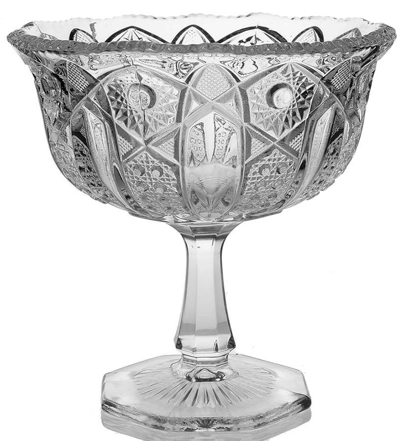 Quintec Round Compote (Height X Width) by McKee-1
