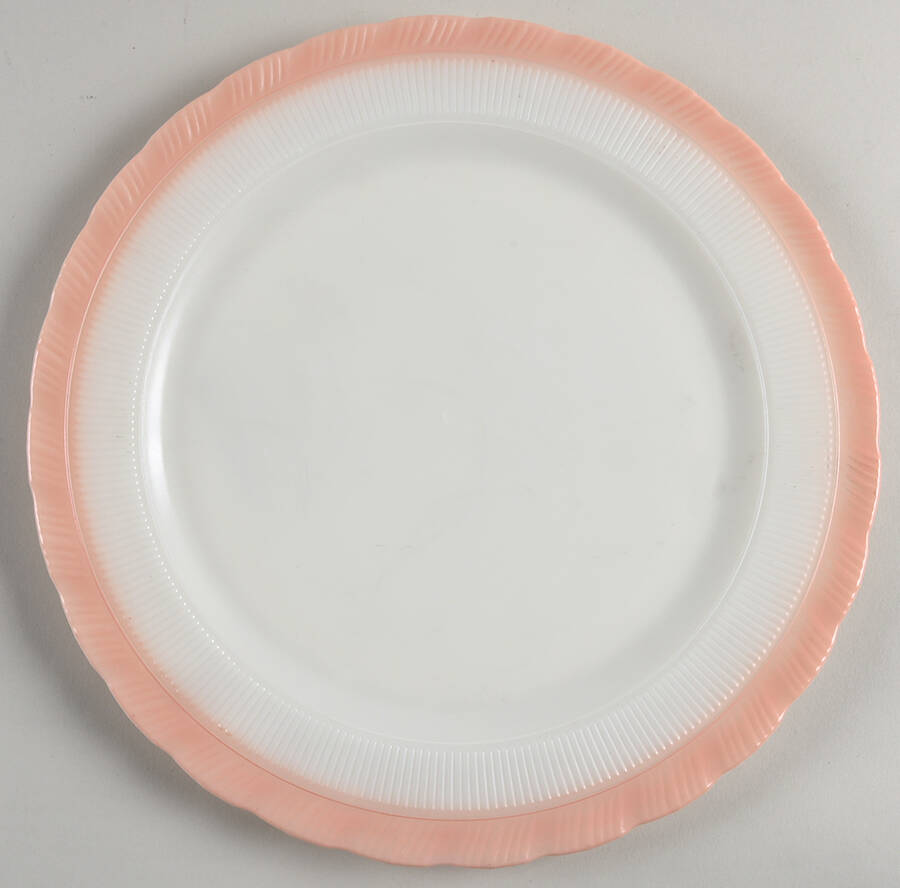 Oxford Pink 12" Torte Plate by MacBeth-Evans-1