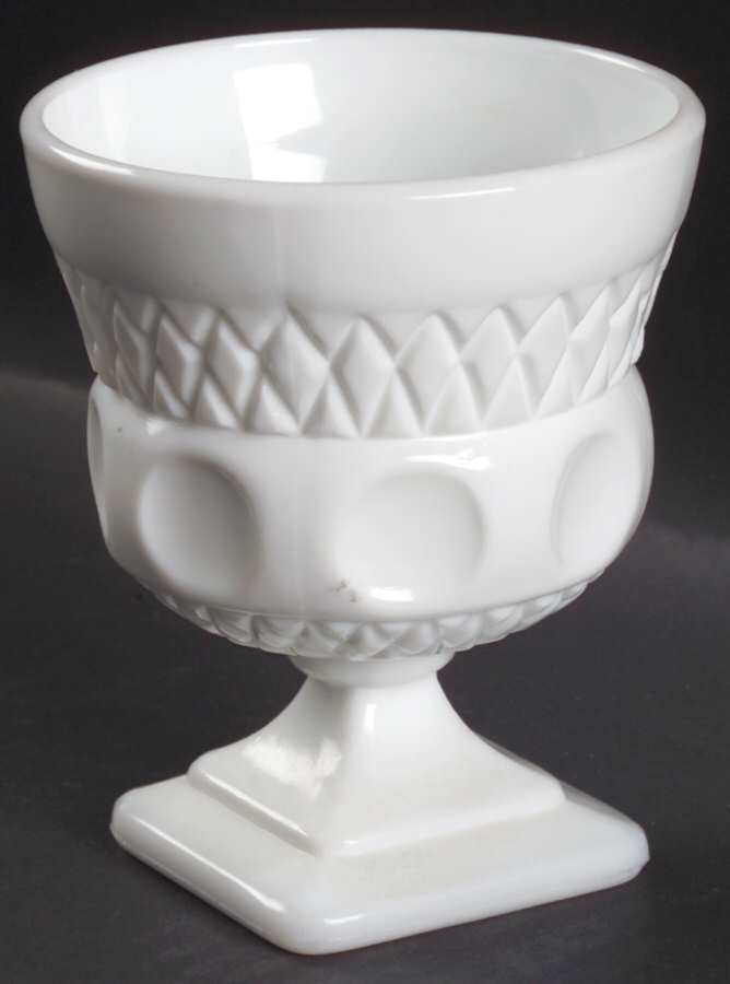 Lacette Milk Glass Open Sugar by Colony-1
