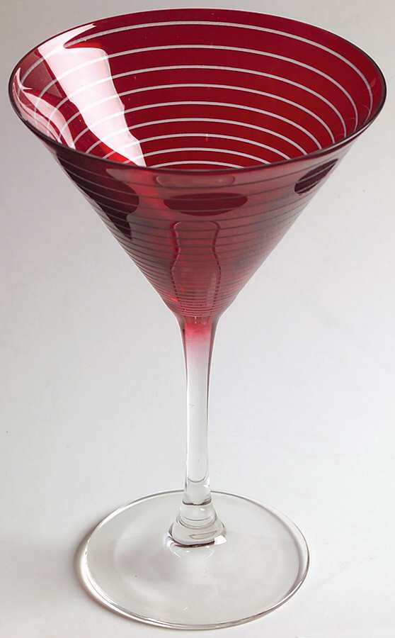 Cheers Ruby Martini Glass by Mikasa-1