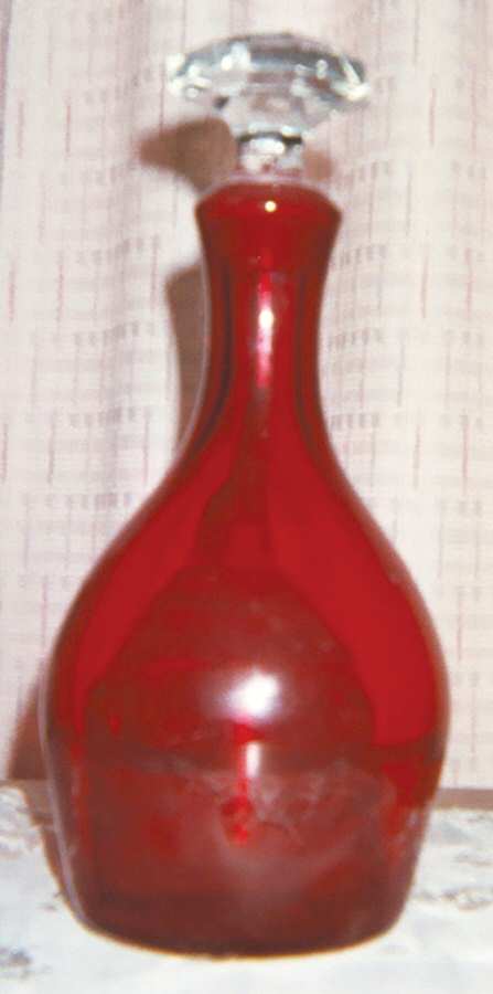 Regina Ruby Decanter & Stopper by Morgantown-1