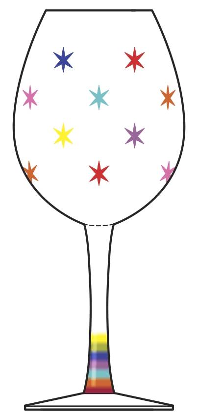 My Favorite Wine Glass Wine by Momo Panache Crystal-1