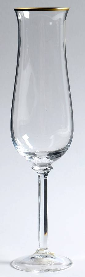 Romance Gold Trim Fluted Champagne by Moser-1