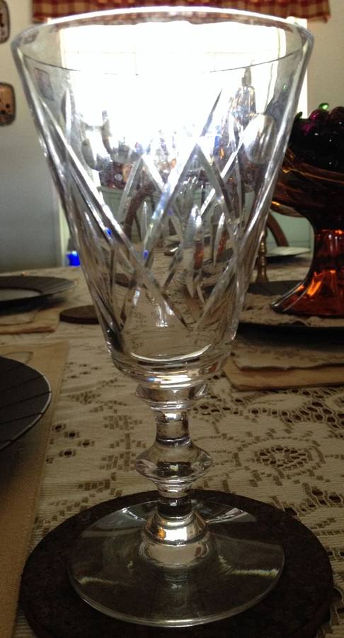 7677-5 Water Goblet by Morgantown-1