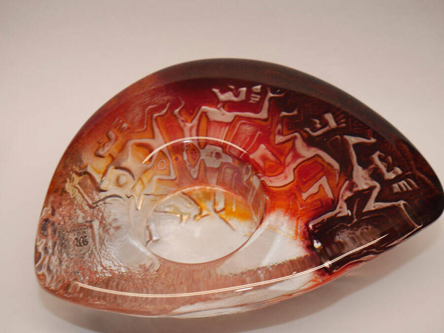 Art Glass-Not Paperweights Or Animals Votive Candleholder by Mats Jonasson-1