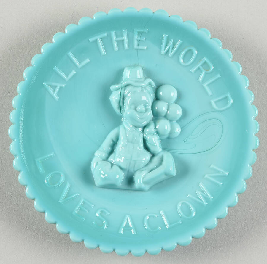 All the World Loves a Clown Plate Miniature Plate by Mosser (Ohio)-1
