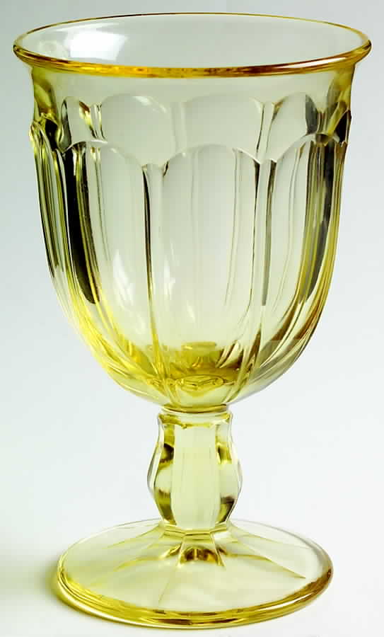 Provincial-Yellow Water Goblet by Noritake-1