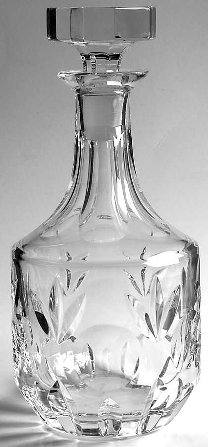 Bamberg (Curved in Bowl Shape) Whiskey Decanter & Stopper by Nachtmann-1