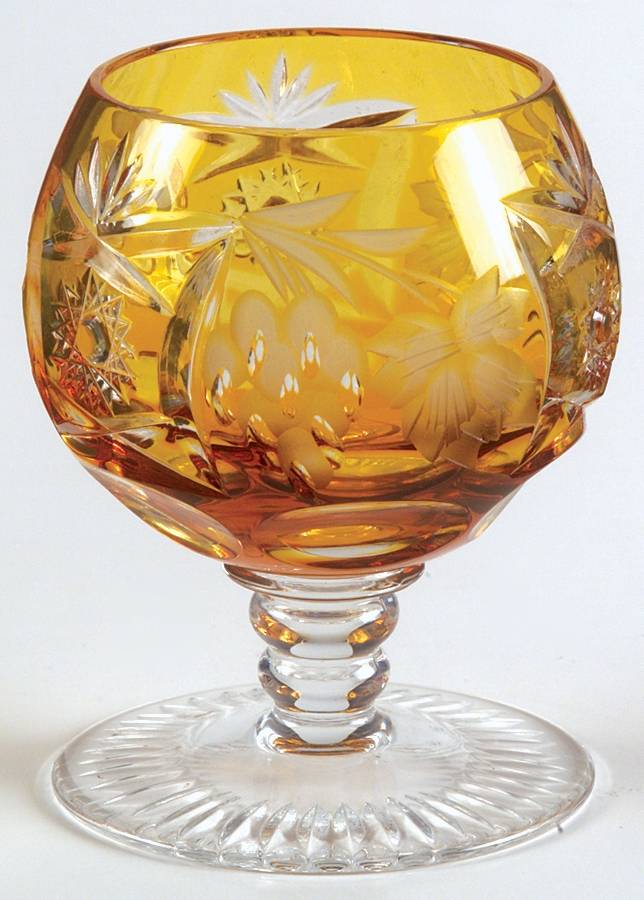 Traube Amber Brandy Glass by Nachtmann-1