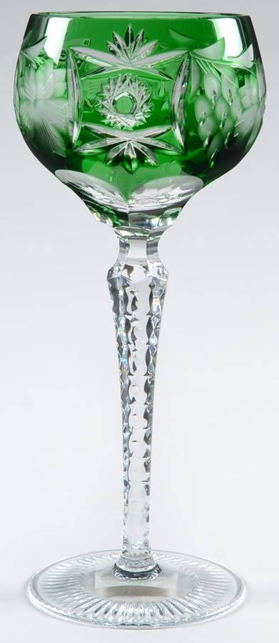 Traube Emerald Green Tall Hock Wine by Nachtmann-1