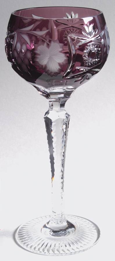 Traube Amethyst Tall Hock Wine by Nachtmann-1