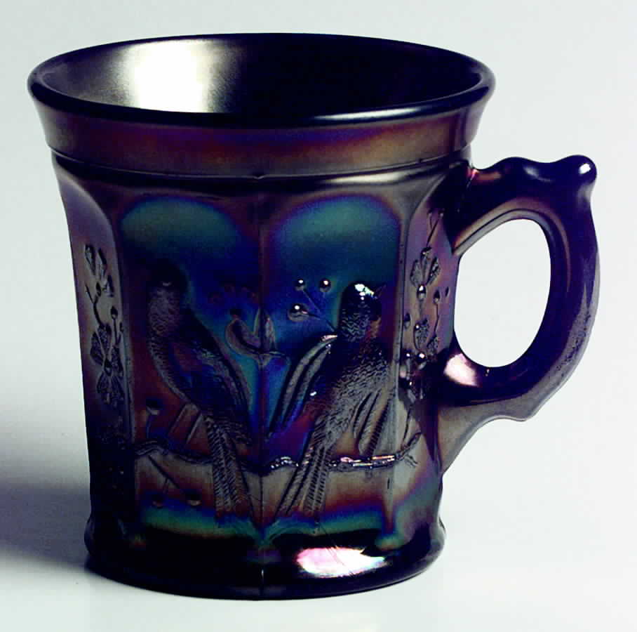 Singing Birds Amethyst Mug by Northwood-1