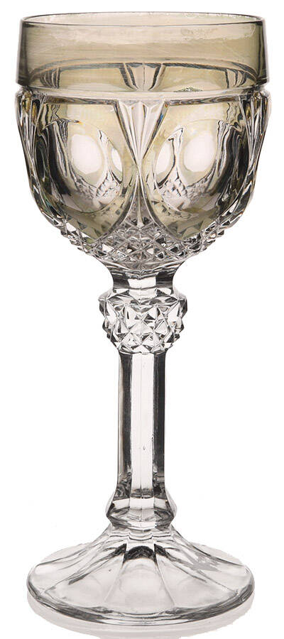 Napolean (All Color Bowl) Smoke Water Goblet by Nachtmann-1