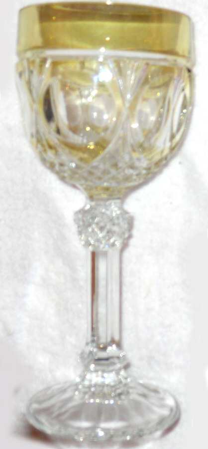 Napolean (All Color Bowl) Amber Water Goblet by Nachtmann-1