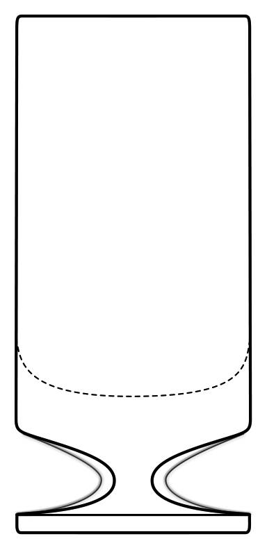 Groove Highball Glass by Nambe-1