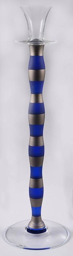 Celeste 16" Tall Single Light Candlestick by Orrefors-1