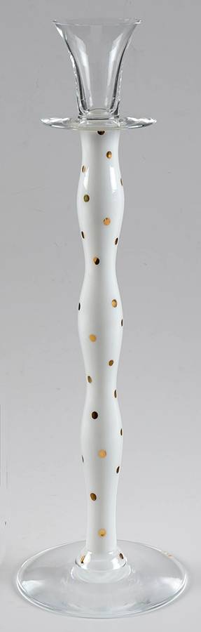 Celeste 14" Tall Single Light Candlestick by Orrefors-1