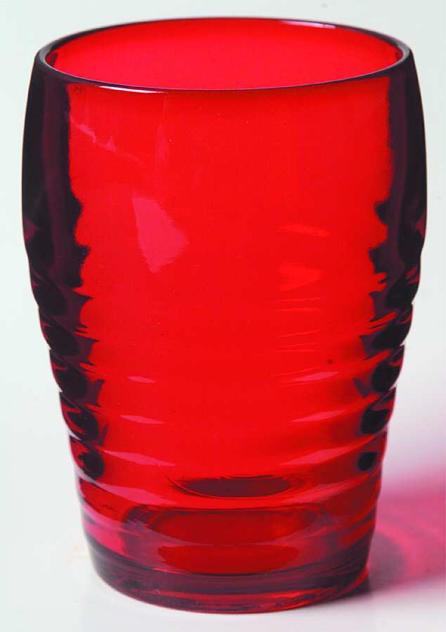 Penny Line Ruby 9 Oz Flat Tumbler by Paden City-1