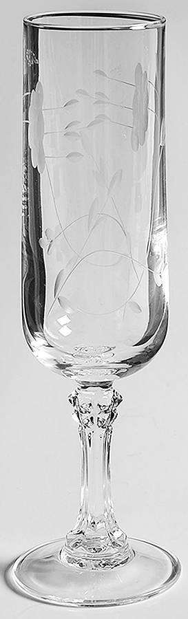 Bordeaux Clear Fluted Champagne by Princess House-1