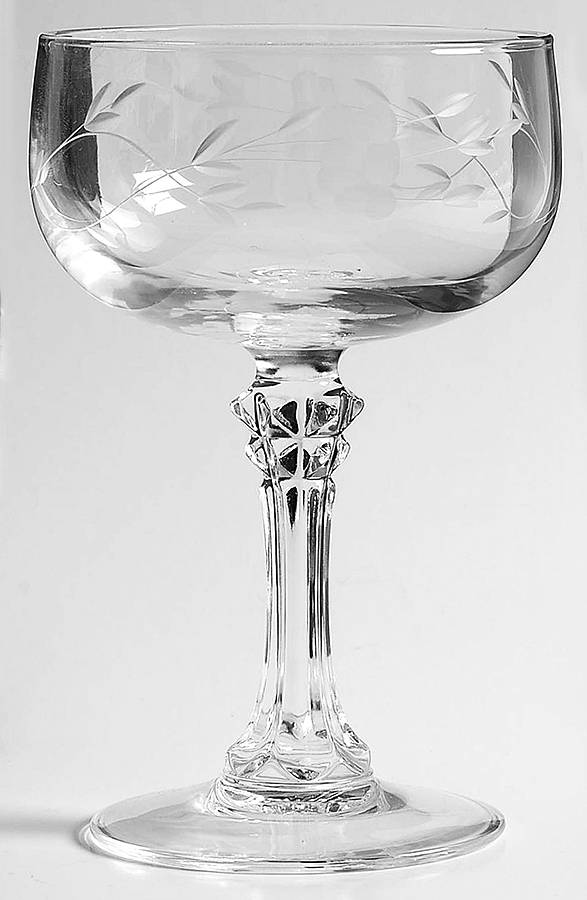 Bordeaux Clear Champagne/Tall Sherbet by Princess House-1